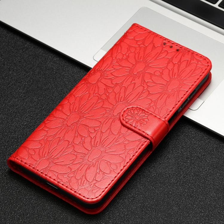 For Redmi A3 Daisy Embossed Leather Phone Case