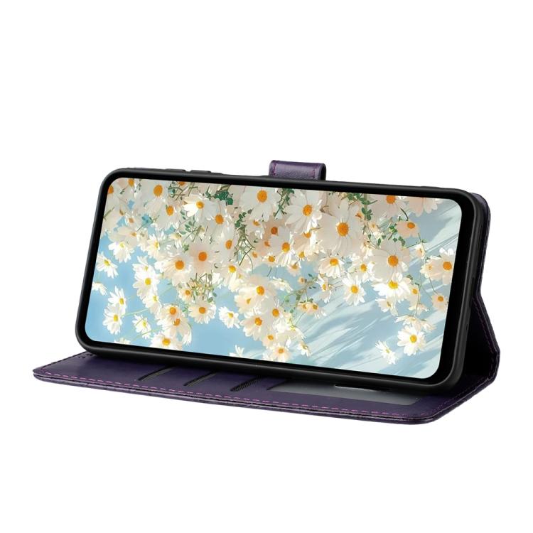 For Redmi Note 14 4G 164.84mm Daisy Embossed Leather Phone Case