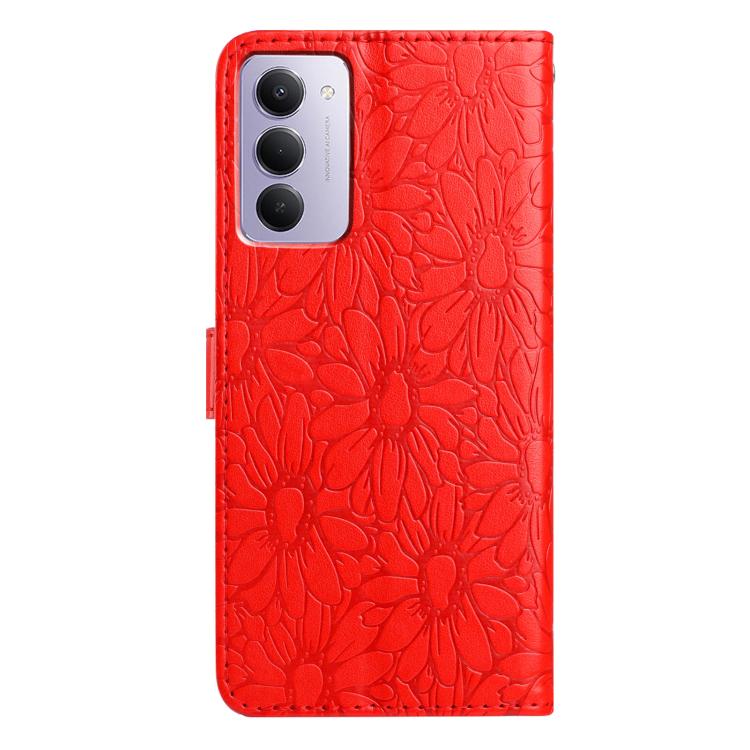 For Redmi 15 5G / 4G EU 171mm Daisy Embossed Leather Phone Case