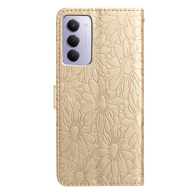 For Redmi 15 5G / 4G EU 171mm Daisy Embossed Leather Phone Case