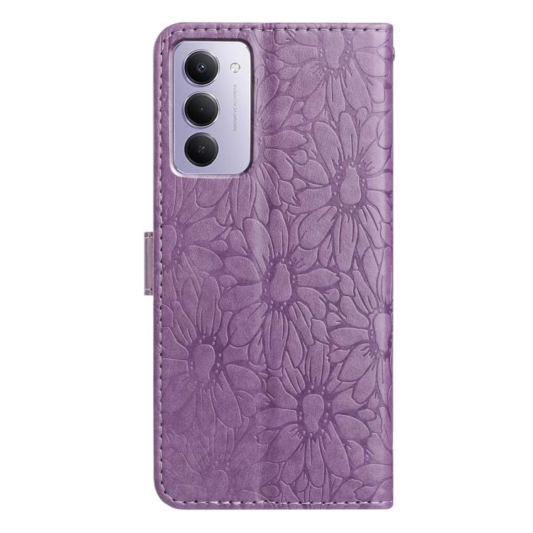 For Redmi 15 5G / 4G EU 171mm Daisy Embossed Leather Phone Case