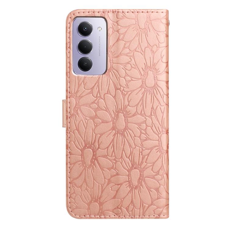 For Redmi 15 5G / 4G EU 171mm Daisy Embossed Leather Phone Case