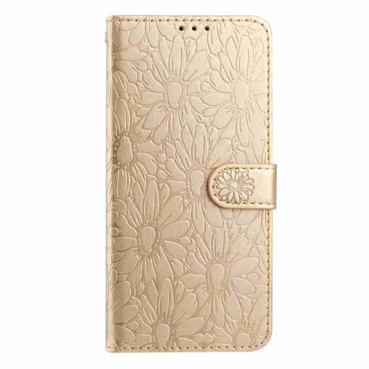 For Redmi 15C 5G / 4G EU 173mm Daisy Embossed Leather Phone Case