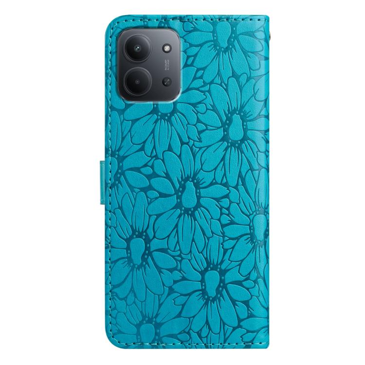 For Redmi 15C 5G / 4G EU 173mm Daisy Embossed Leather Phone Case