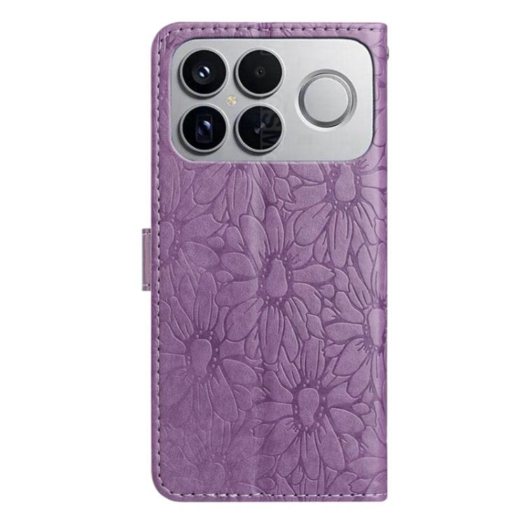 For Redmi K90 / Poco F8 Pro Daisy Embossed Leather Phone Case