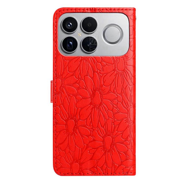 For Redmi K90 Pro Max / Poco F8 Ultra Daisy Embossed Leather Phone Case
