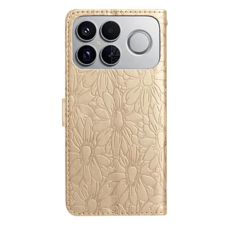 For Redmi K90 Pro Max / Poco F8 Ultra Daisy Embossed Leather Phone Case