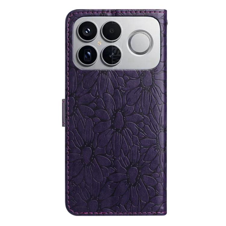 For Redmi K90 Pro Max / Poco F8 Ultra Daisy Embossed Leather Phone Case
