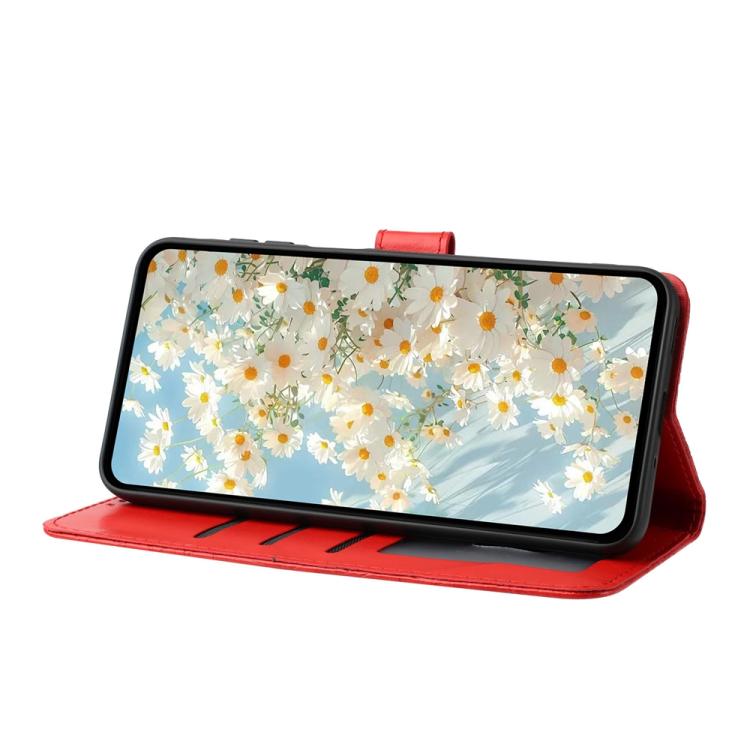 For iPhone 17 Pro Daisy Embossed Leather Phone Case
