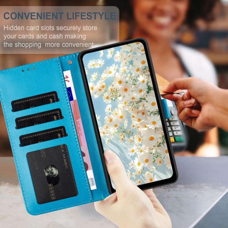 For iPhone 17 Pro Daisy Embossed Leather Phone Case