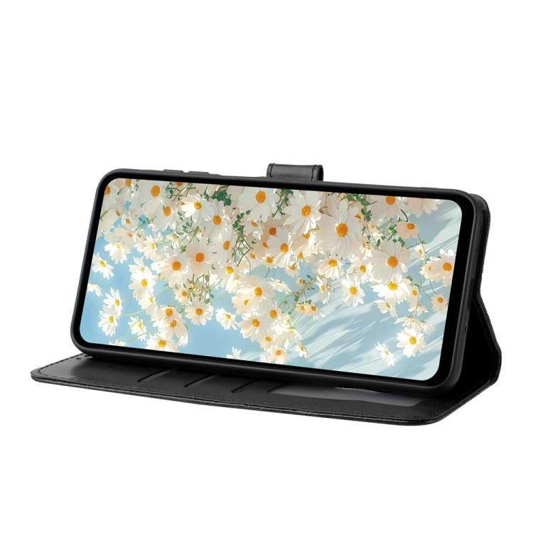 For iPhone 17 Pro Daisy Embossed Leather Phone Case