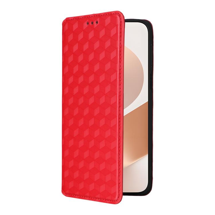 For Huawei Pura 80 Pro 5G / 80 Pro+ 5G Cubic Grid Texture Flip Leather Phone Case