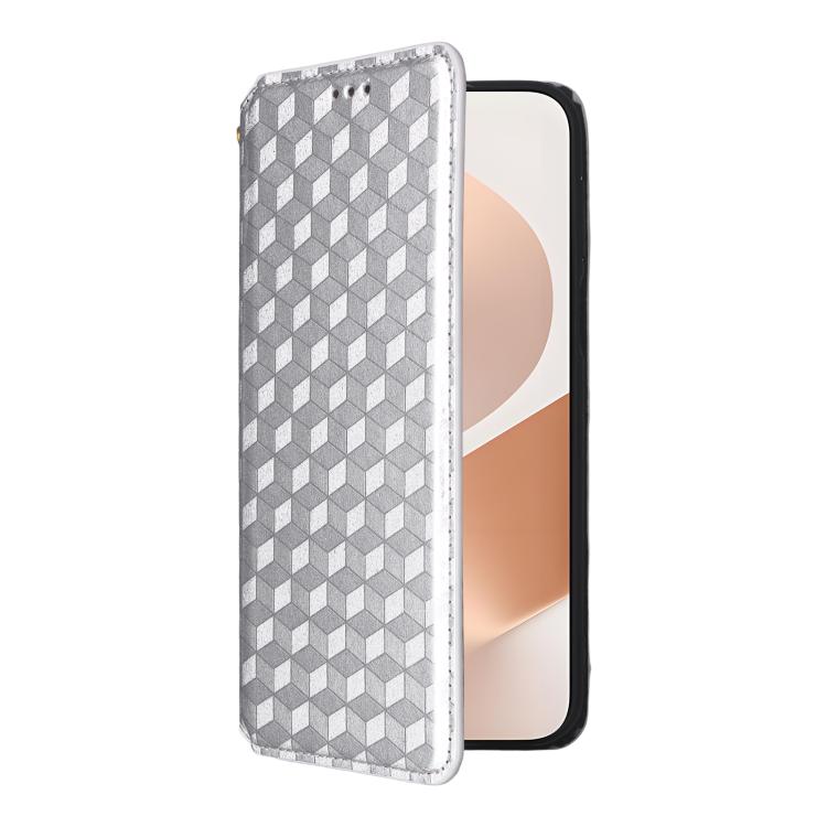 For Huawei Pura 80 Pro 5G / 80 Pro+ 5G Cubic Grid Texture Flip Leather Phone Case