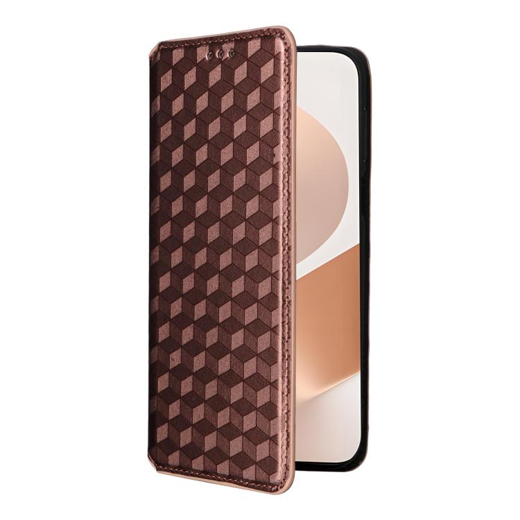 For Huawei Pura 80 Pro 5G / 80 Pro+ 5G Cubic Grid Texture Flip Leather Phone Case
