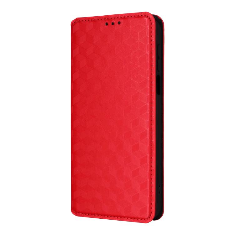 For Huawei Pura 90 Pro Max 5G Cubic Grid Texture Flip Leather Phone Case