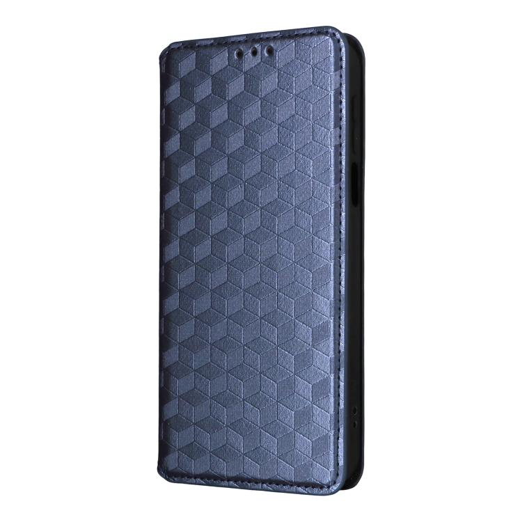 For Huawei Pura 90 Pro Max 5G Cubic Grid Texture Flip Leather Phone Case