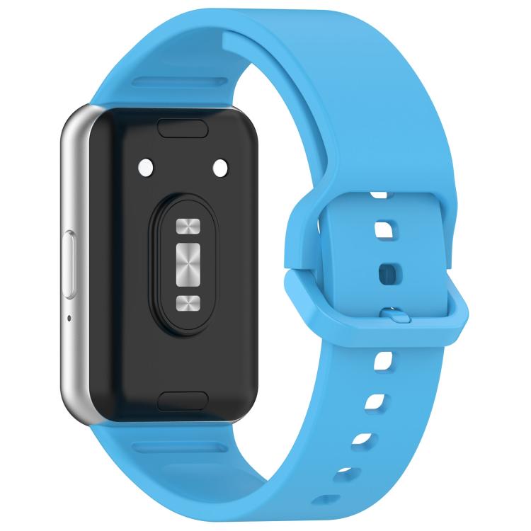 For Samsung Galaxy Fit3 SM-R390 xDfind Solid Color Colorful Buckle Silicone Watch Band