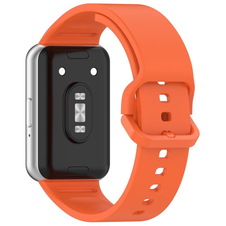 For Samsung Galaxy Fit3 SM-R390 xDfind Solid Color Colorful Buckle Silicone Watch Band