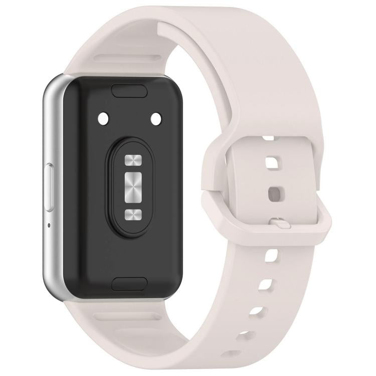 For Samsung Galaxy Fit3 SM-R390 xDfind Solid Color Colorful Buckle Silicone Watch Band