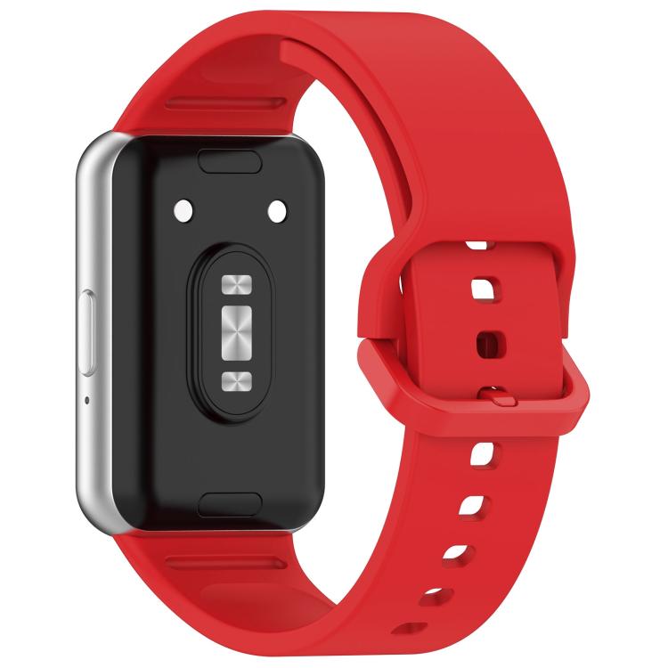 For Samsung Galaxy Fit3 SM-R390 xDfind Solid Color Colorful Buckle Silicone Watch Band