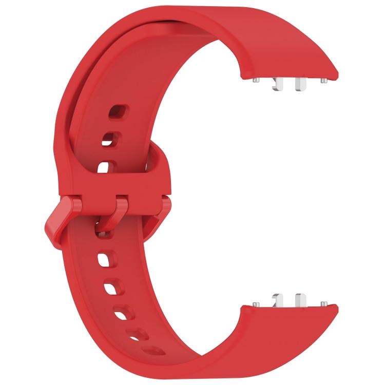 For Samsung Galaxy Fit3 SM-R390 xDfind Solid Color Colorful Buckle Silicone Watch Band