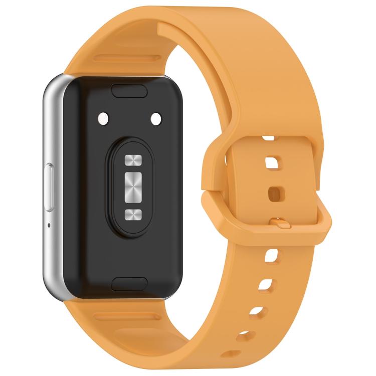 For Samsung Galaxy Fit3 SM-R390 xDfind Solid Color Colorful Buckle Silicone Watch Band