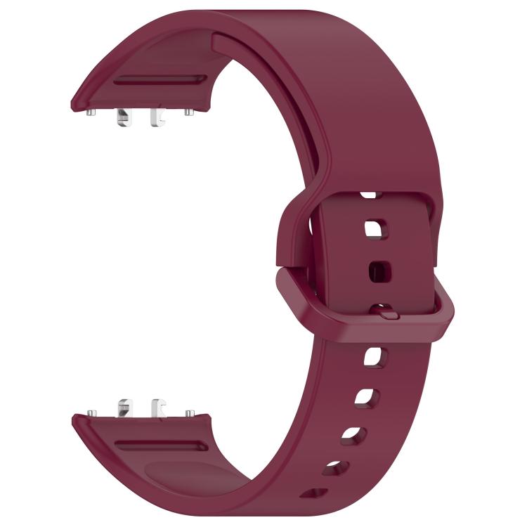 For Samsung Galaxy Fit3 SM-R390 xDfind Solid Color Colorful Buckle Silicone Watch Band