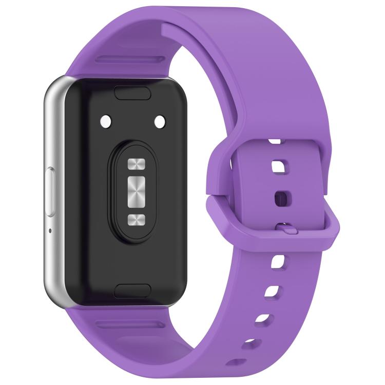 For Samsung Galaxy Fit3 SM-R390 xDfind Solid Color Colorful Buckle Silicone Watch Band