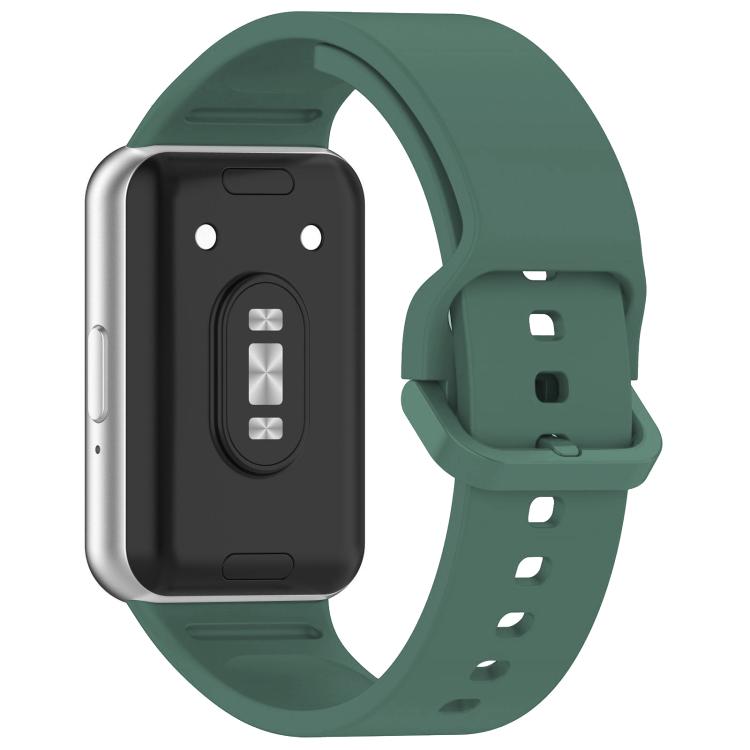For Samsung Galaxy Fit3 SM-R390 xDfind Solid Color Colorful Buckle Silicone Watch Band