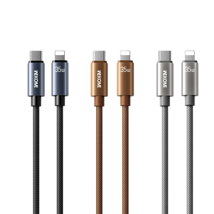 WK WDC-65 PD35W Type-C to 8 Pin Fast Charging Data Cable, Length: 1.2m