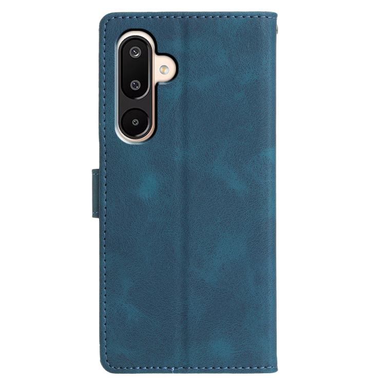 For Samsung Galaxy M16 5G Triangles Embossed Leather Phone Case