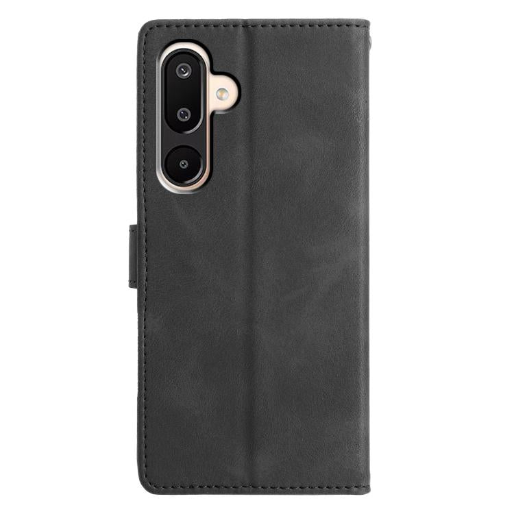 For Samsung Galaxy M16 5G Triangles Embossed Leather Phone Case