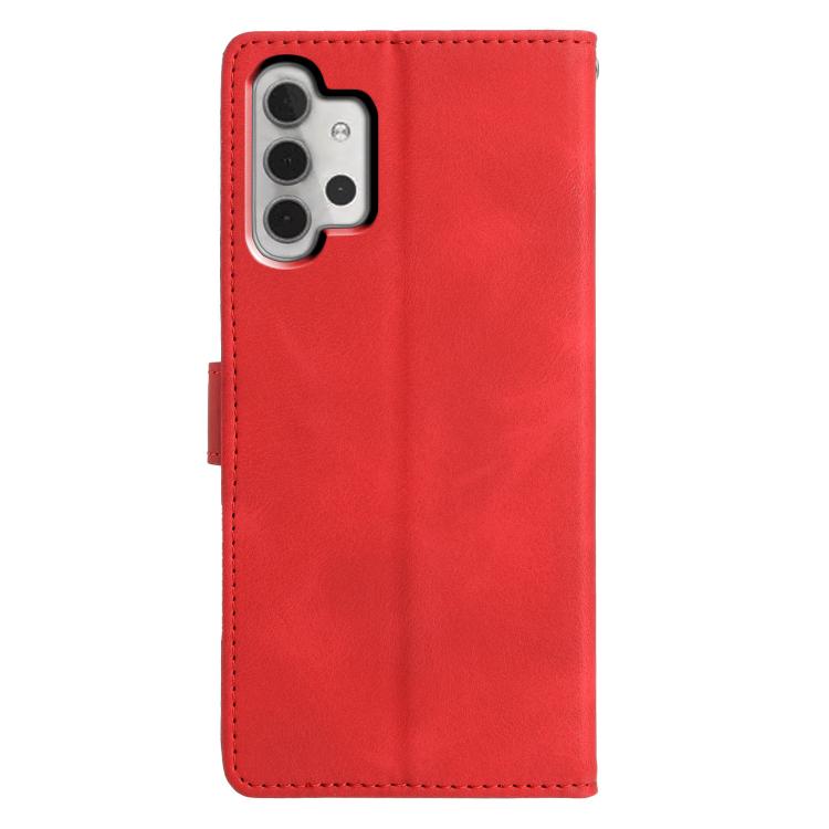 For Samsung Galaxy A13 4G Triangles Embossed Leather Phone Case