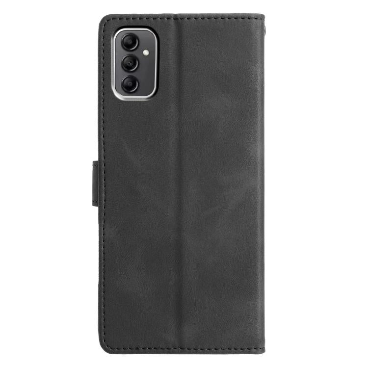 For Samsung Galaxy A13 5G Triangles Embossed Leather Phone Case