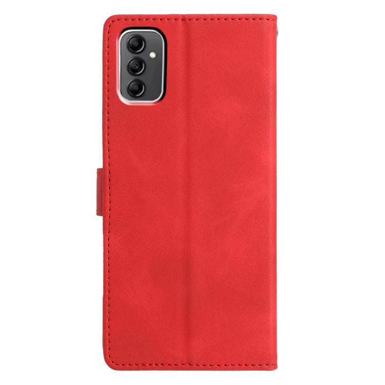 For Samsung Galaxy A13 5G Triangles Embossed Leather Phone Case