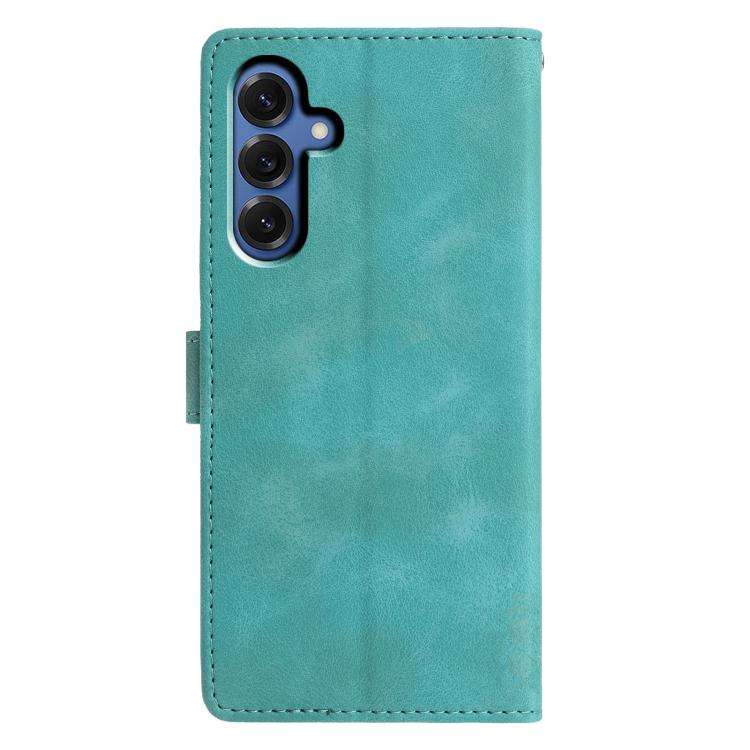 For Samsung Galaxy A26 5G Triangles Embossed Leather Phone Case