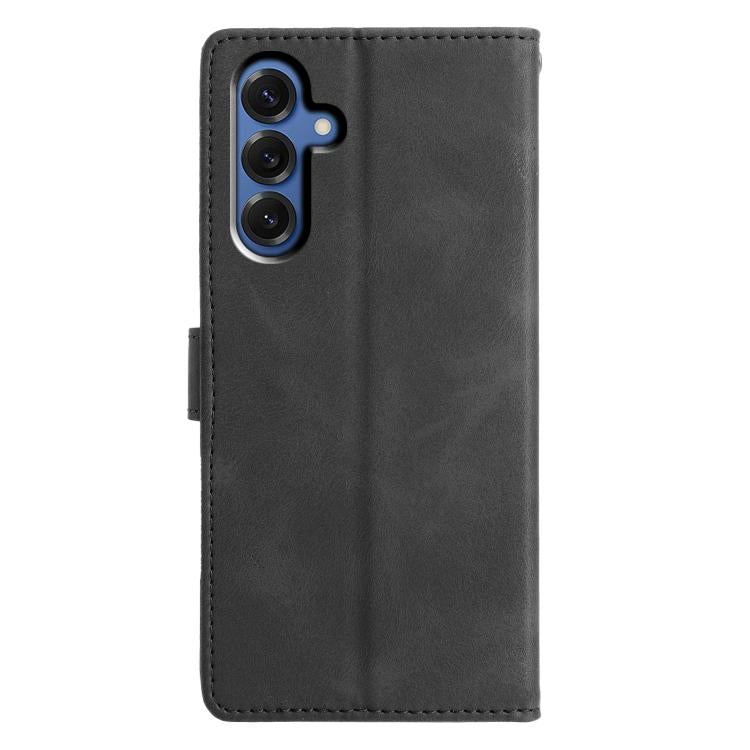 For Samsung Galaxy A34 5G Triangles Embossed Leather Phone Case