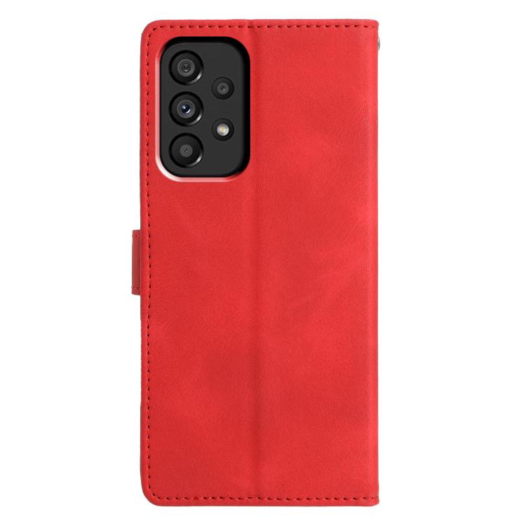 For Samsung Galaxy A53 Triangles Embossed Leather Phone Case