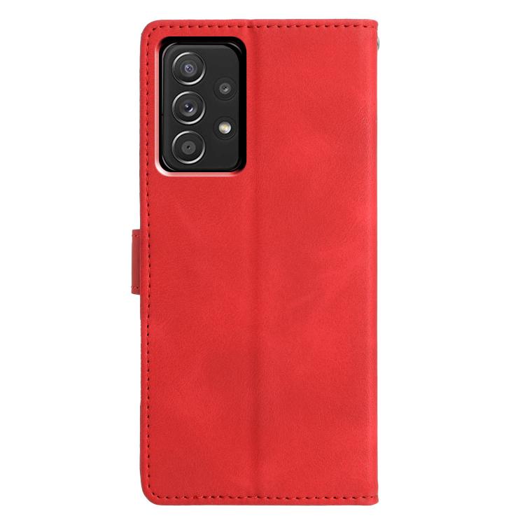 For Samsung Galaxy A72 4G / 5G Triangles Embossed Leather Phone Case