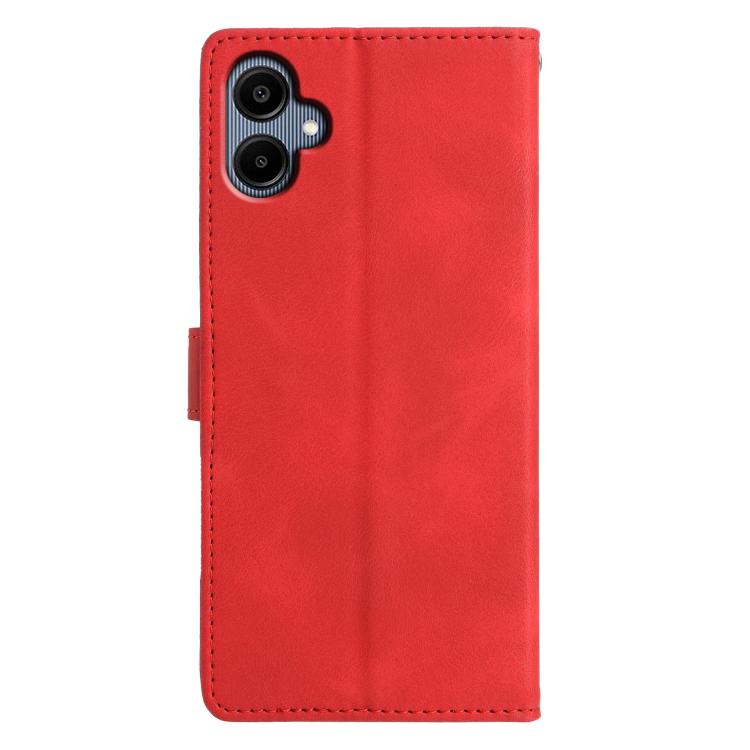For Samsung Galaxy A07 Triangles Embossed Leather Phone Case