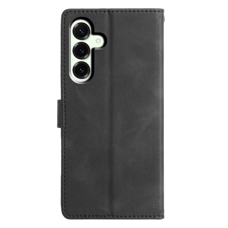 For Samsung Galaxy A17 Triangles Embossed Leather Phone Case
