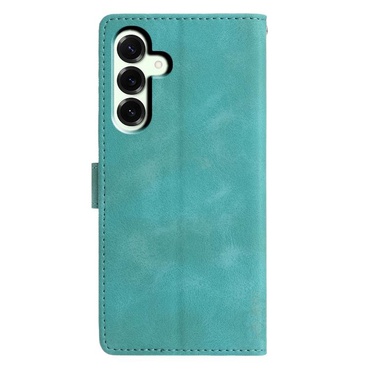 For Samsung Galaxy A17 Triangles Embossed Leather Phone Case