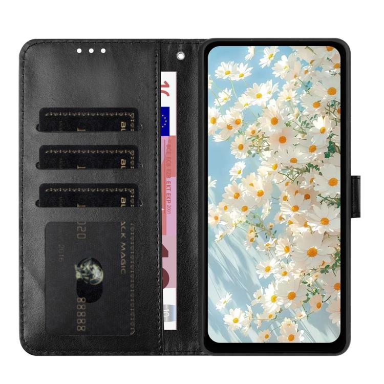 For Samsung Galaxy S25 Edge 5G Daisy Embossed Leather Phone Case
