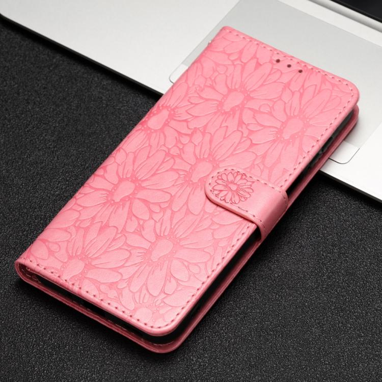 For Samsung Galaxy A53 5G Daisy Embossed Leather Phone Case