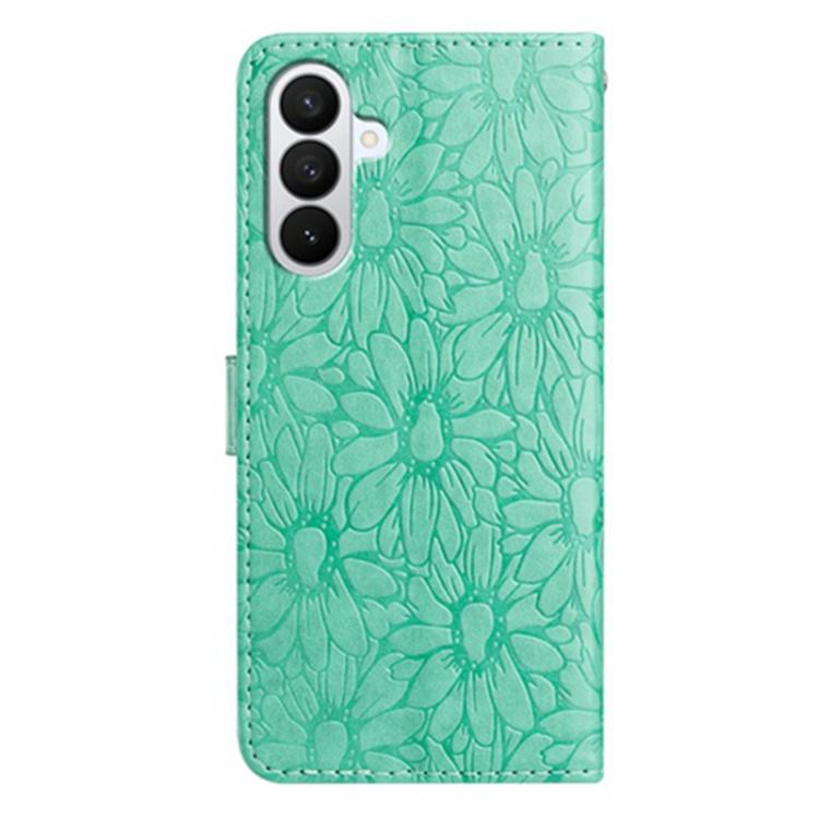 For Samsung Galaxy A57 5G Daisy Embossed Leather Phone Case