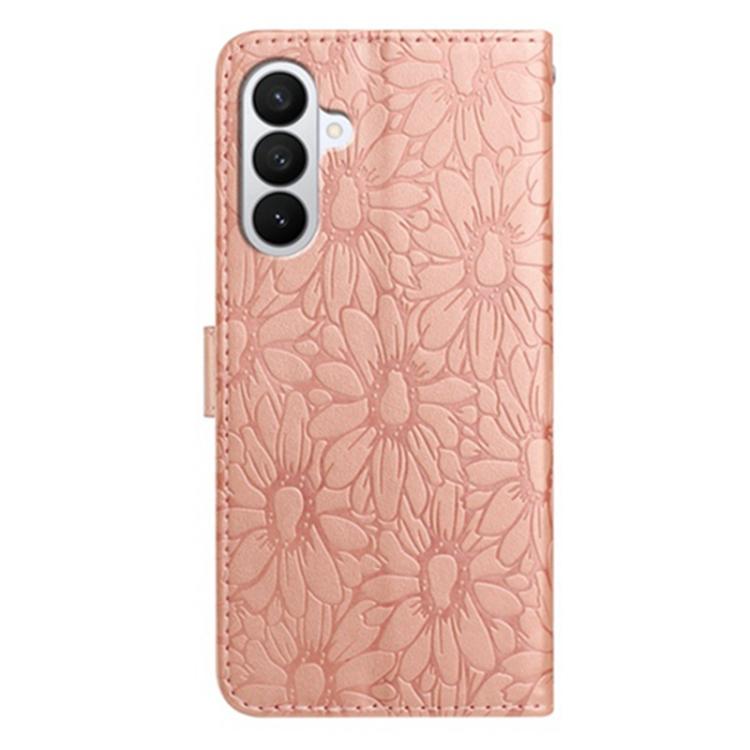 For Samsung Galaxy A57 5G Daisy Embossed Leather Phone Case
