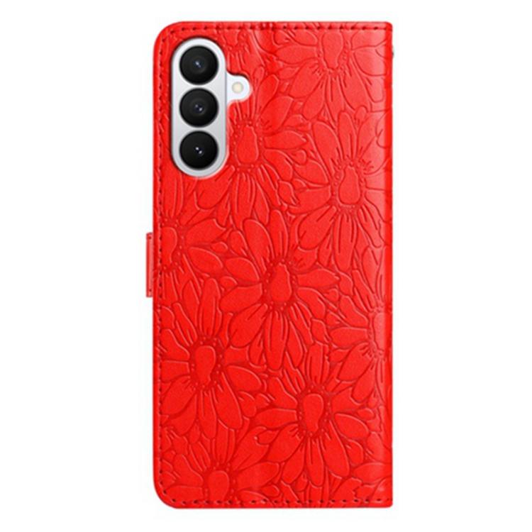 For Samsung Galaxy A37 5G Daisy Embossed Leather Phone Case