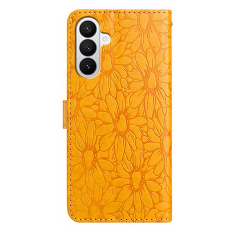 For Samsung Galaxy A37 5G Daisy Embossed Leather Phone Case