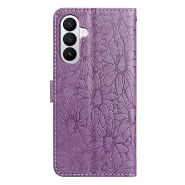 For Samsung Galaxy A37 5G Daisy Embossed Leather Phone Case
