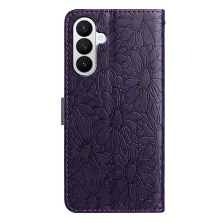 For Samsung Galaxy A37 5G Daisy Embossed Leather Phone Case